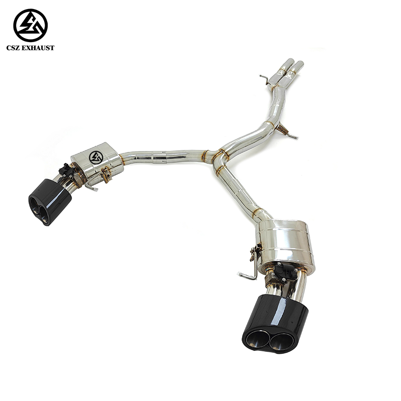 2017-2023 Catback for Audi RS4 RS5 2.9t Exhaust System Stainless Steel Performance Muffler Valve Pipe Car Accessories Pipe