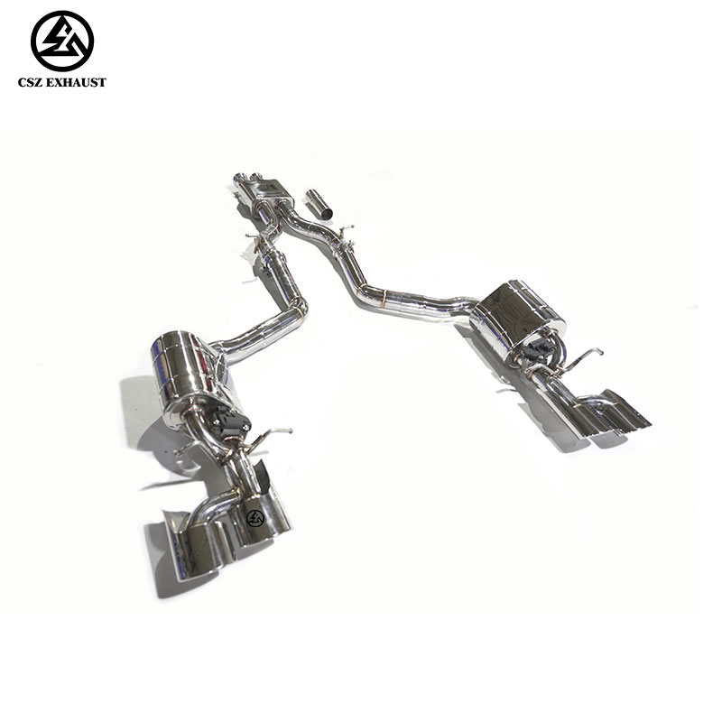 Mercedes-Benz C63 AMG W204 6.2L Catback Stainless Steel Valvetronic Exhaust System