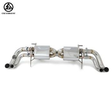 2010-2018 Audi R8 V8 V10 Axle Back Exhaust Pipe With Muffler Sport Valve