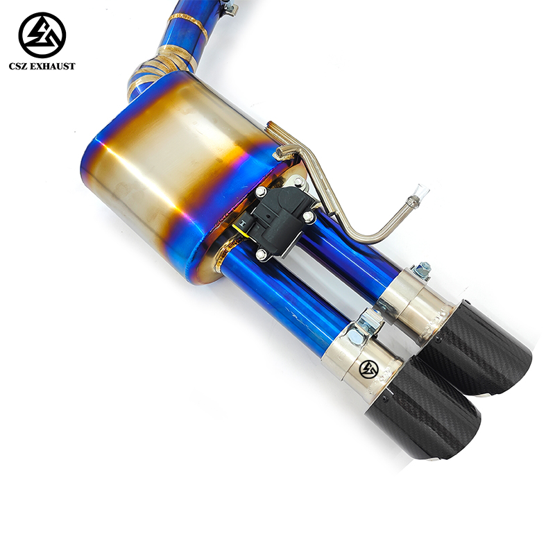 Audi A6 C7 Titanium Valved Catback Exhaust Pipe (6).jpg