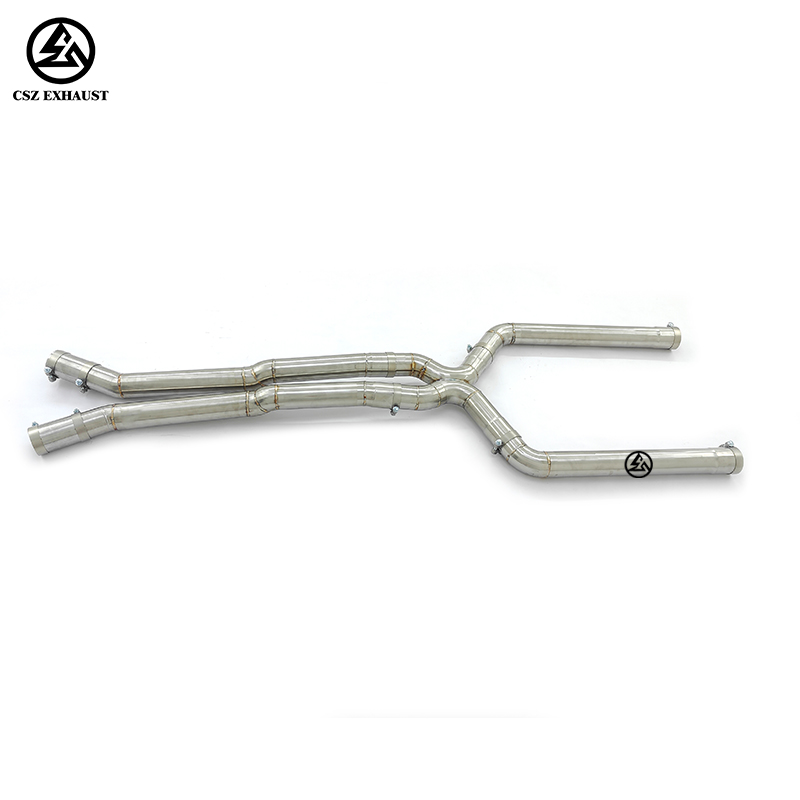 BMW F90 M5 Midpipe 80mm Diameter Straight through Exhaust System