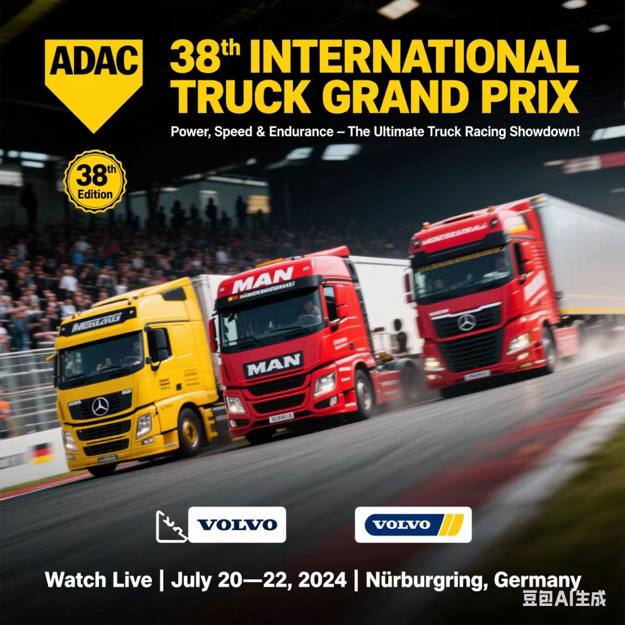 The 38th International ADAC Truck Grand Prix: A Spectacular Display of Power and Speed​