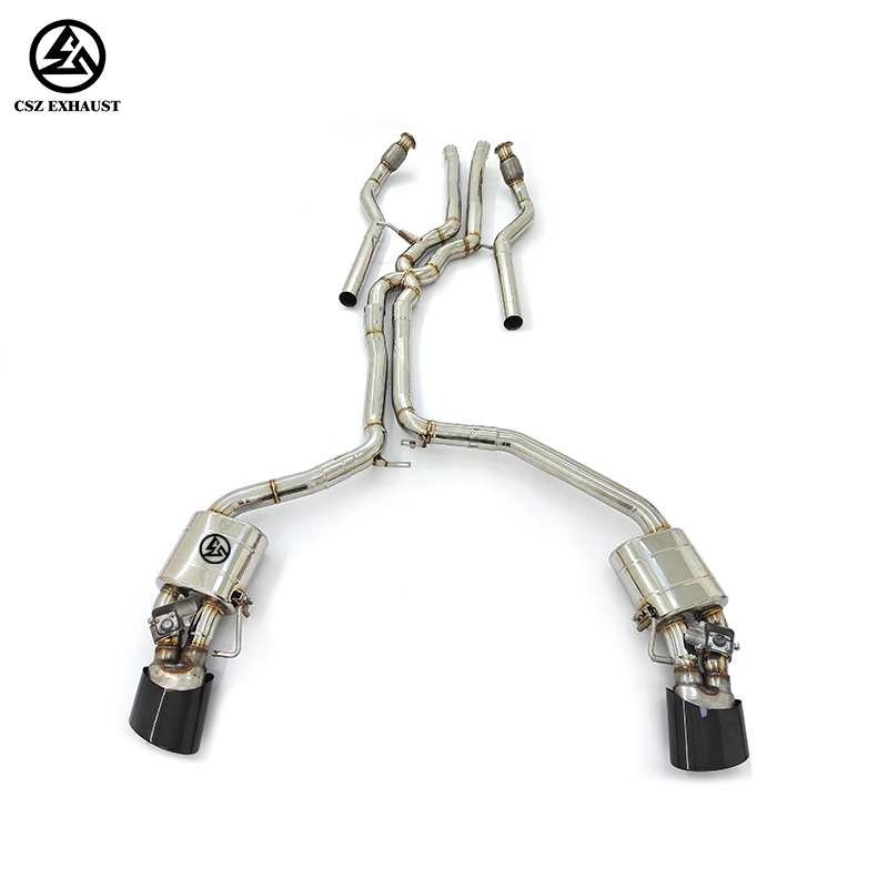 2013-2018 Audi RS6 C7 4.0T Car Full Exhaust Front Exhaust&Valved Catback Exhaust (3).jpg