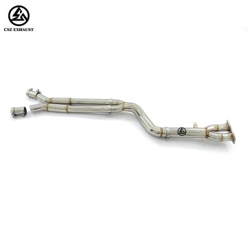 BMW F97 X3M F98 X4M Mid-pipe with Resonator 89mm Stainles...