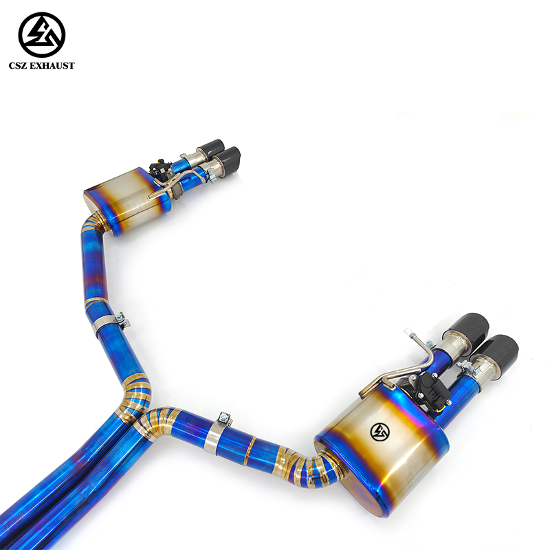 Audi A6 C7 Titanium Valved Catback Exhaust Pipe (2).jpg