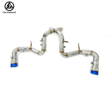 Mclaren 650S 540C 570S 570GT 3.8T 3 Inches 76mm Axleback Catback Exhaust Without Valve