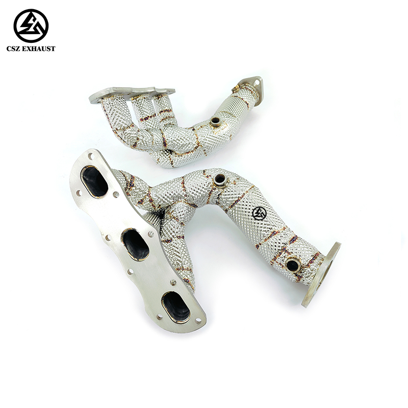 Porsche 981 Cayman 2.7L & 3.4L Straight-Through Manifold with Heat Insulation (2).jpg