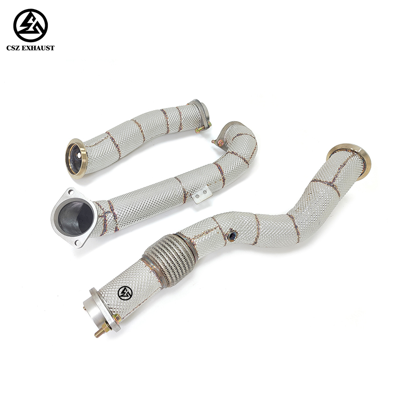 BMW S58  M3 M4 G80 G82 3.0T Straight-Through Exhaust Pipe Stainless Steel Downpipe & Front exhaust