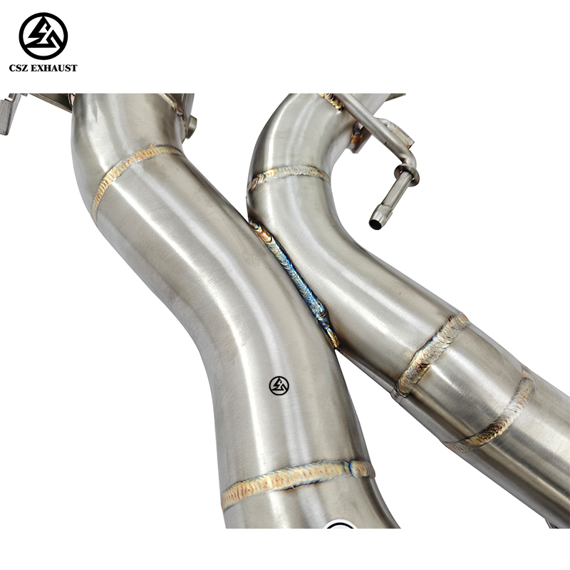 BMW F97 X3M S58 3.0T Axle back pipe with Valved Muffler (2).jpg