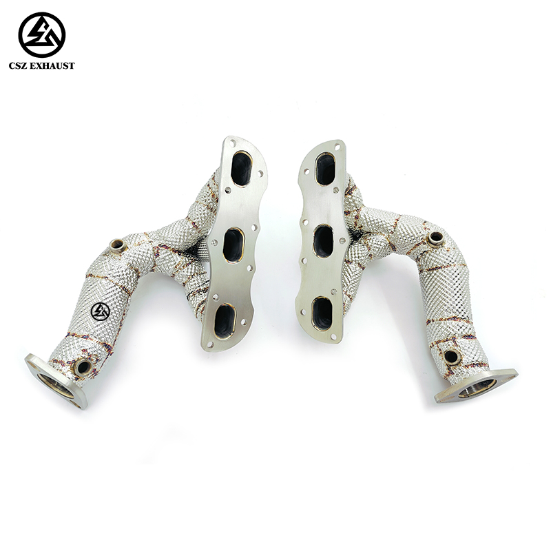Porsche 981 Cayman 2.7L & 3.4L Straight-Through Manifold with Heat Insulation (2).jpg