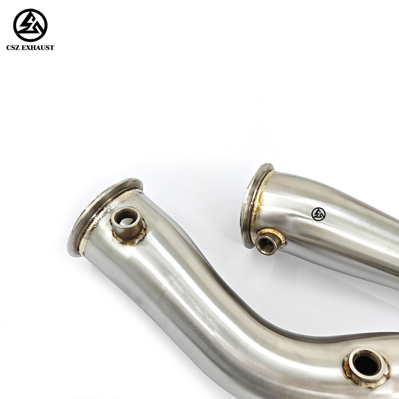 BMW X3M(2019-2024) F97 S58 3.0T Downpipe 89mm to 76mm Straight Exhaust Pipe (2).jpg