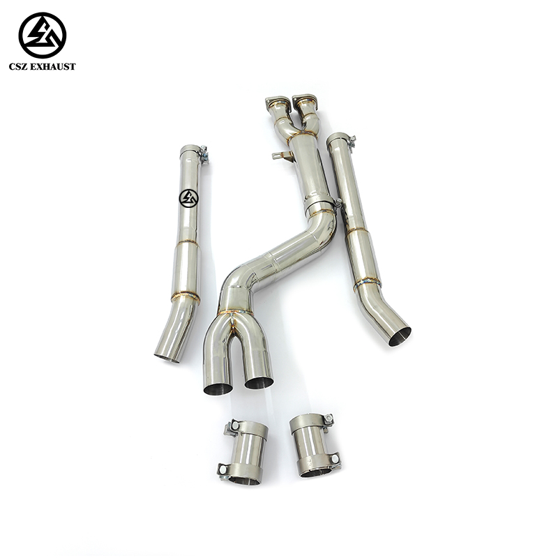 BMW F97 X3M S58 3.0T 89mm Single Pipe Mid-Pipe Exhaust System